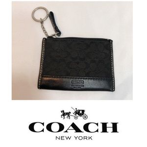 Coach Black Wallet / Coin Purse - Gently Used